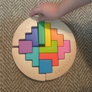 Lovevery Wooden Geometric Puzzle for Kids